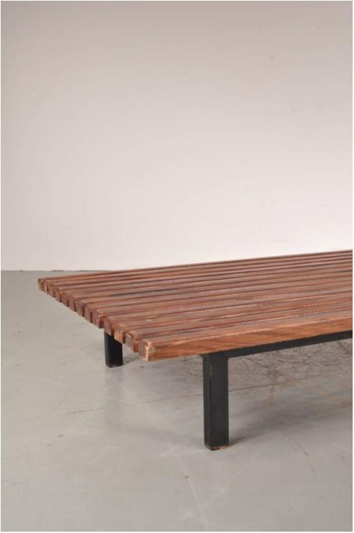 Mid-century Cansado coffee table by Charlotte Perriand for Steph Simon,  France 1950s