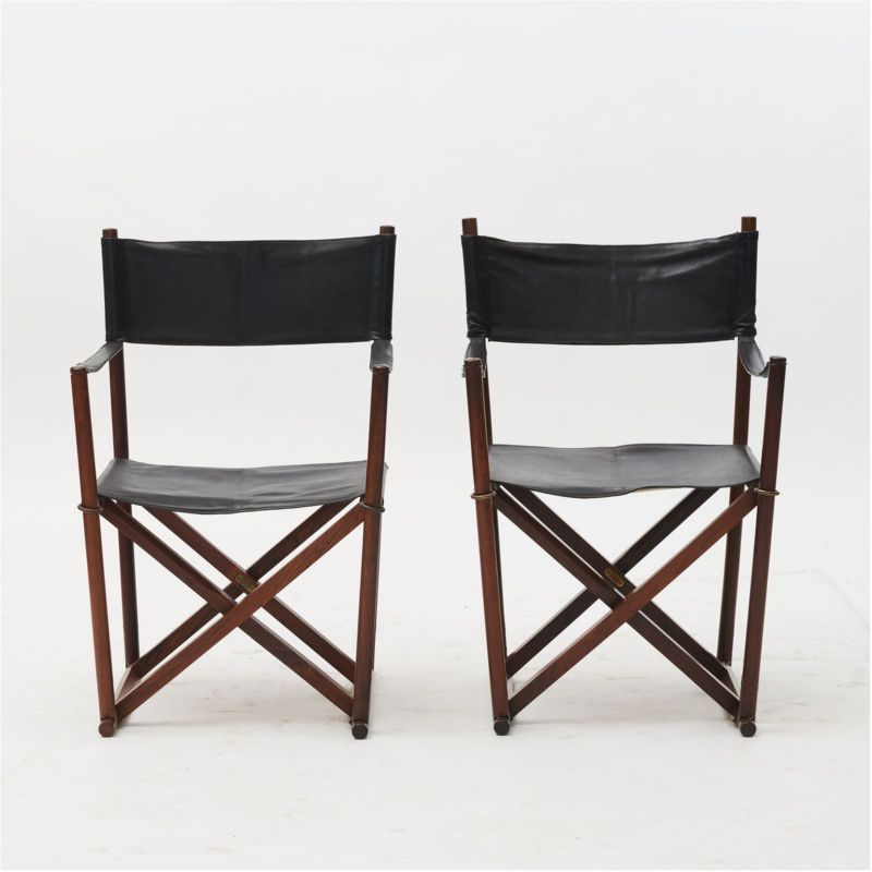 Pair Mogens Koch MK16 instructor chairs