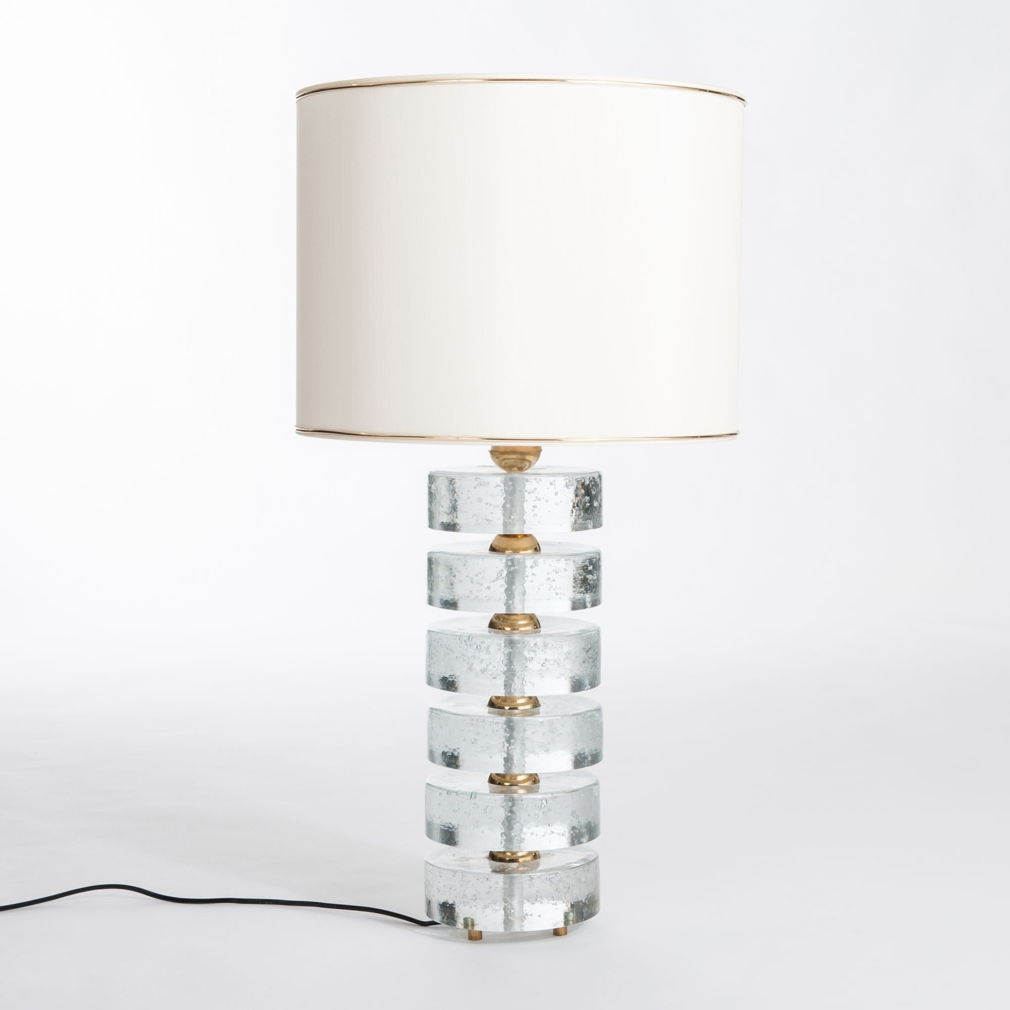 Clear Murano Glass Table Lamps, Modern Murano Glass Table Lamps