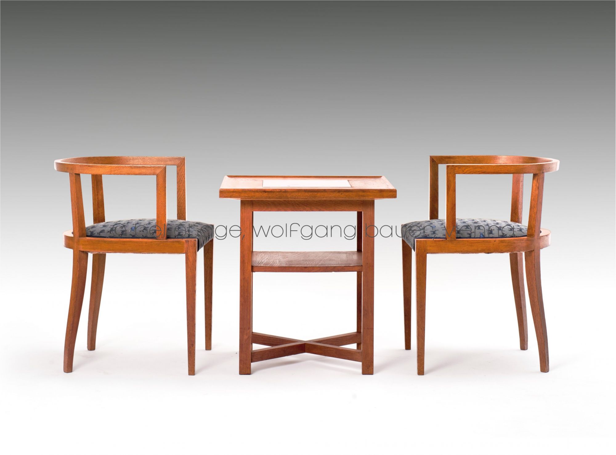 School Of Prof Josef Hoffmann Wiener Kunst Im Haus Suite Of Furniture Vienna Around 1903