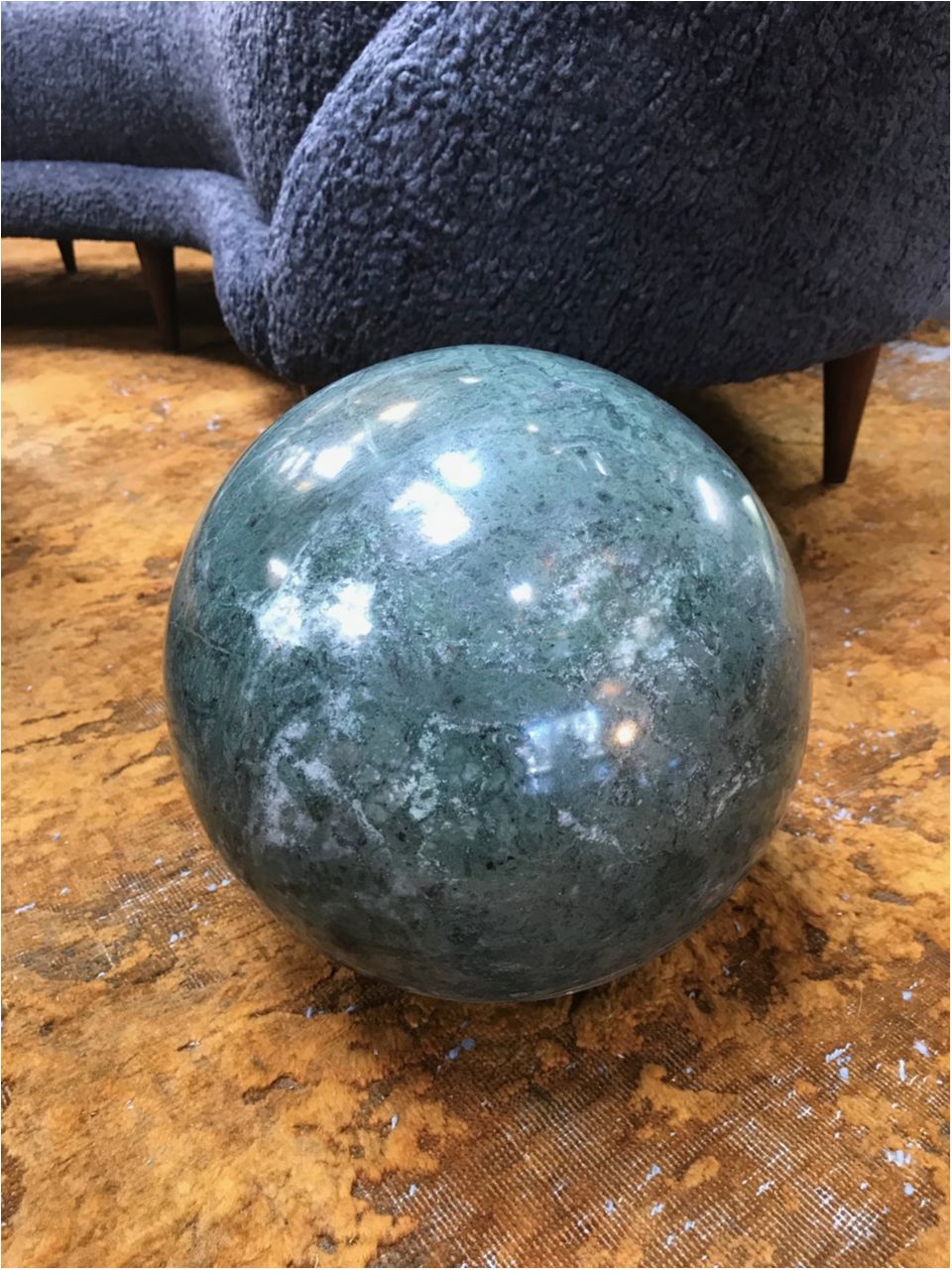 Decorative Green Marble Sphere, Italy