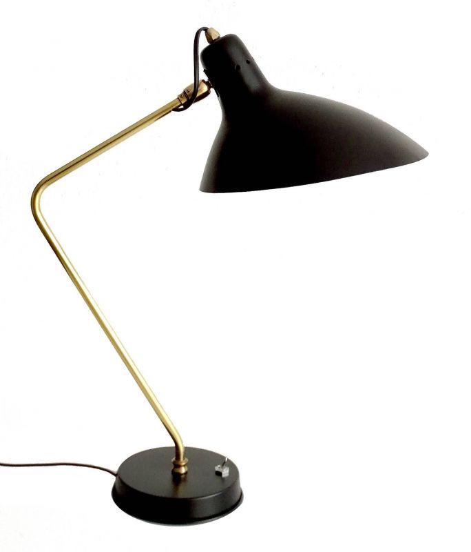 Boris Lacroix Desk Lamp, 1960s, Mid Century France