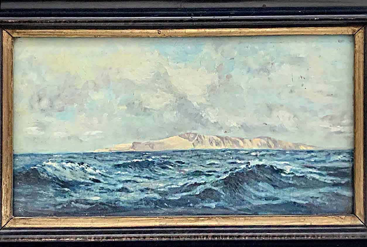 Stormy Ocean France late 19th century