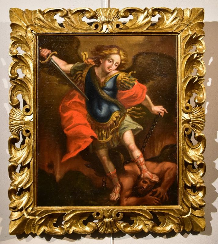 The Archangel Michael, Roman School Of The Seventeenth Century By Guido ...