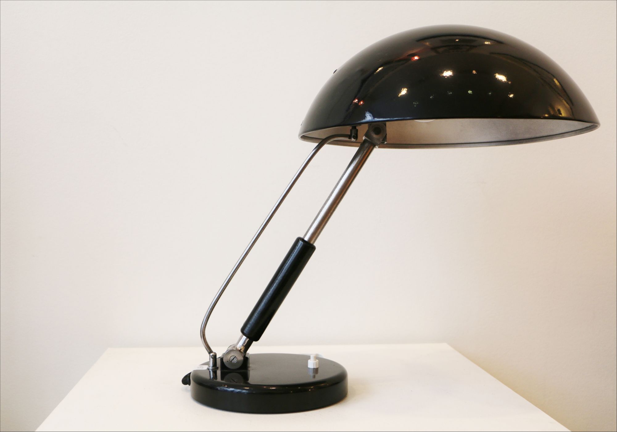 Bauhaus Table Lamp Designed by Karl Trabert, Art Deco, 1930s