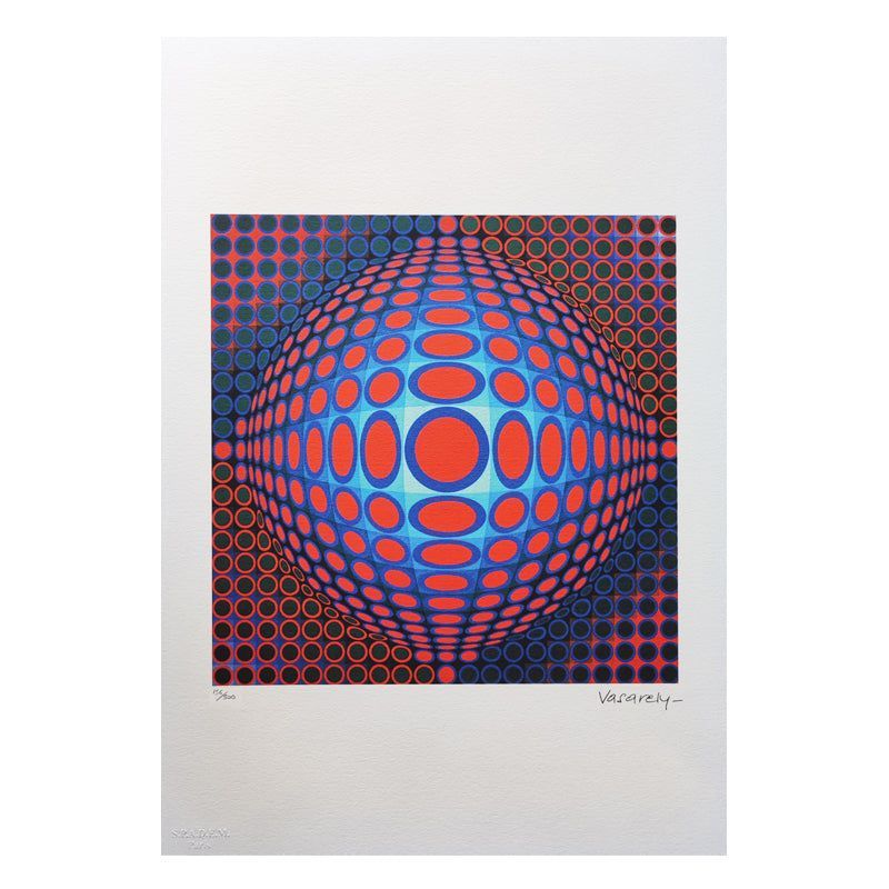Victor VASARELY - Rare Offset Lithographic Poster, 2019 - Lithographs
