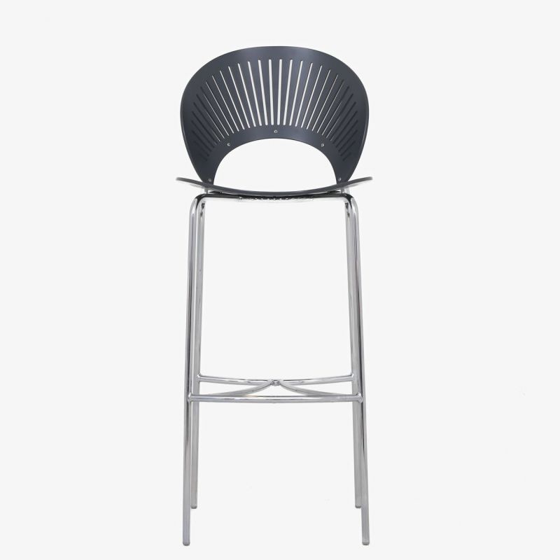 'Trinidad' bar stool in grey