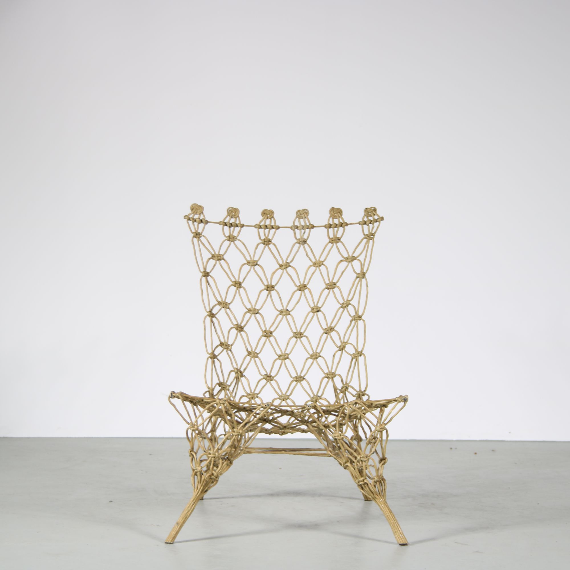 Marcel Wanders, Droog Design, Cappellini Knotted Chair, 1996, Netherlands,  Italy