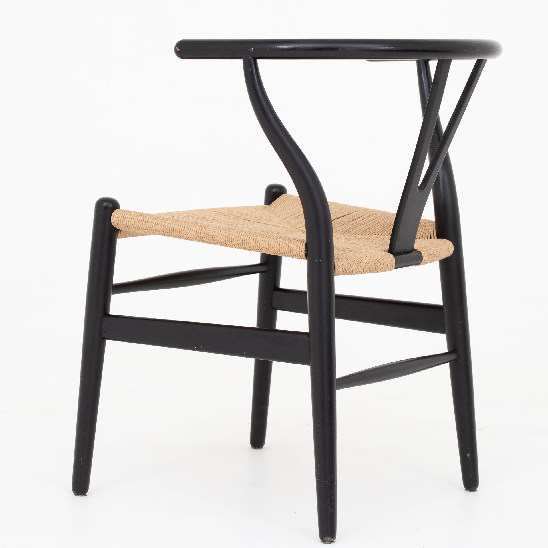 CH 24 Black Wishbone Chair