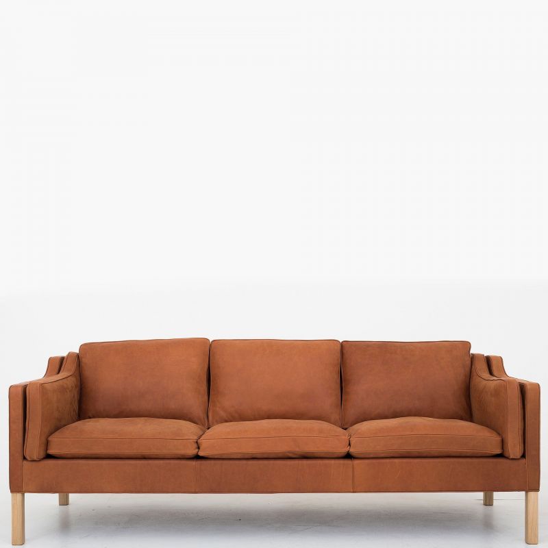 BM 2213 - 3-seater sofa in Dunes Cognac