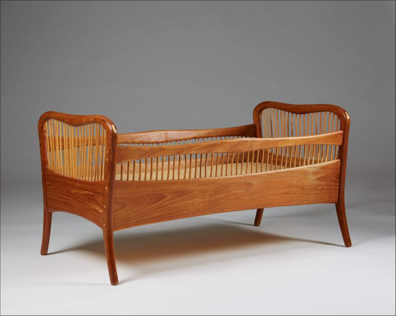 Childrens bed in the style of Peder Moos, made by Ove Sørensen Denmark ...