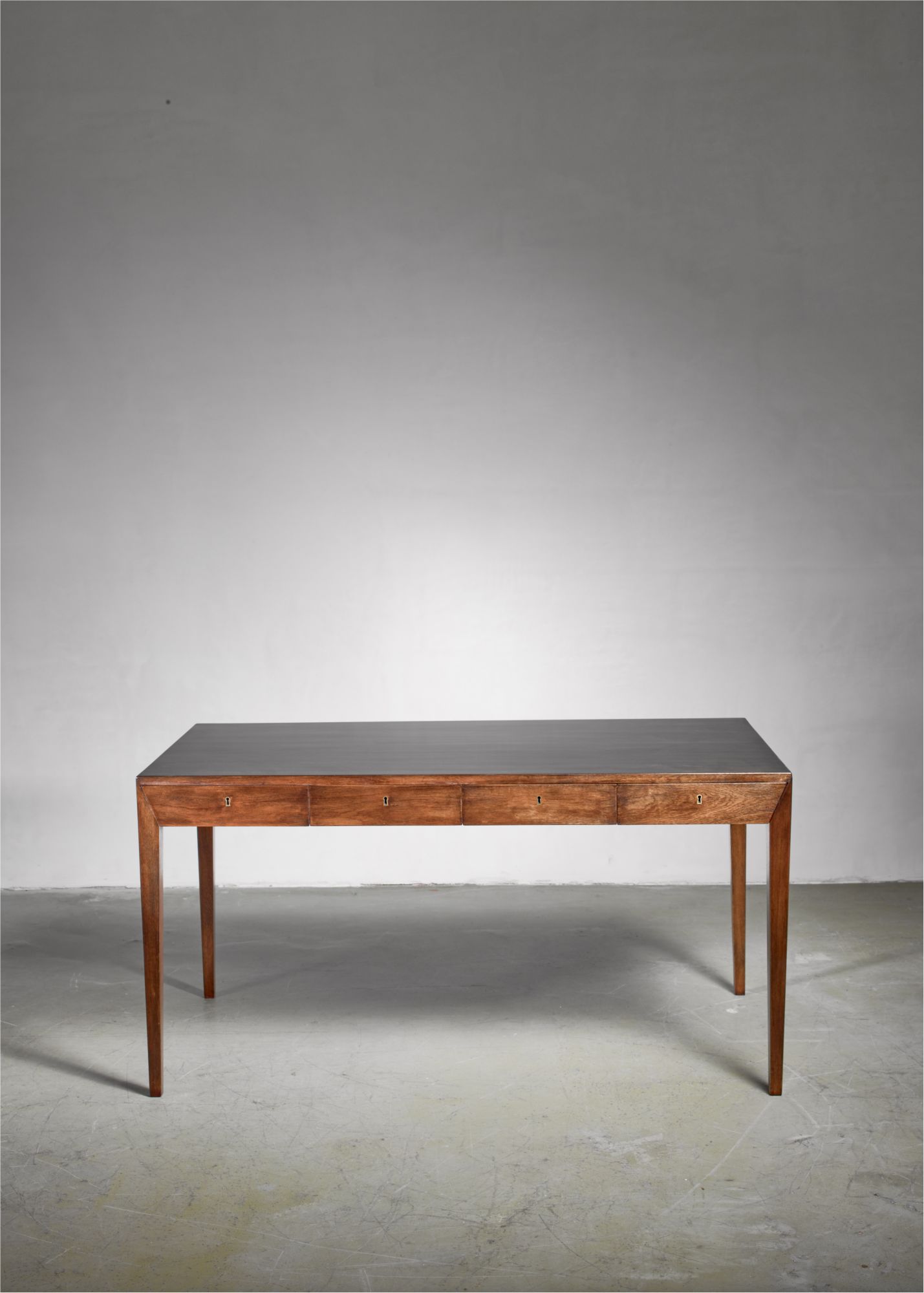 Severin Hansen Mahogany Desk For Haslev Denmark 1960s - 